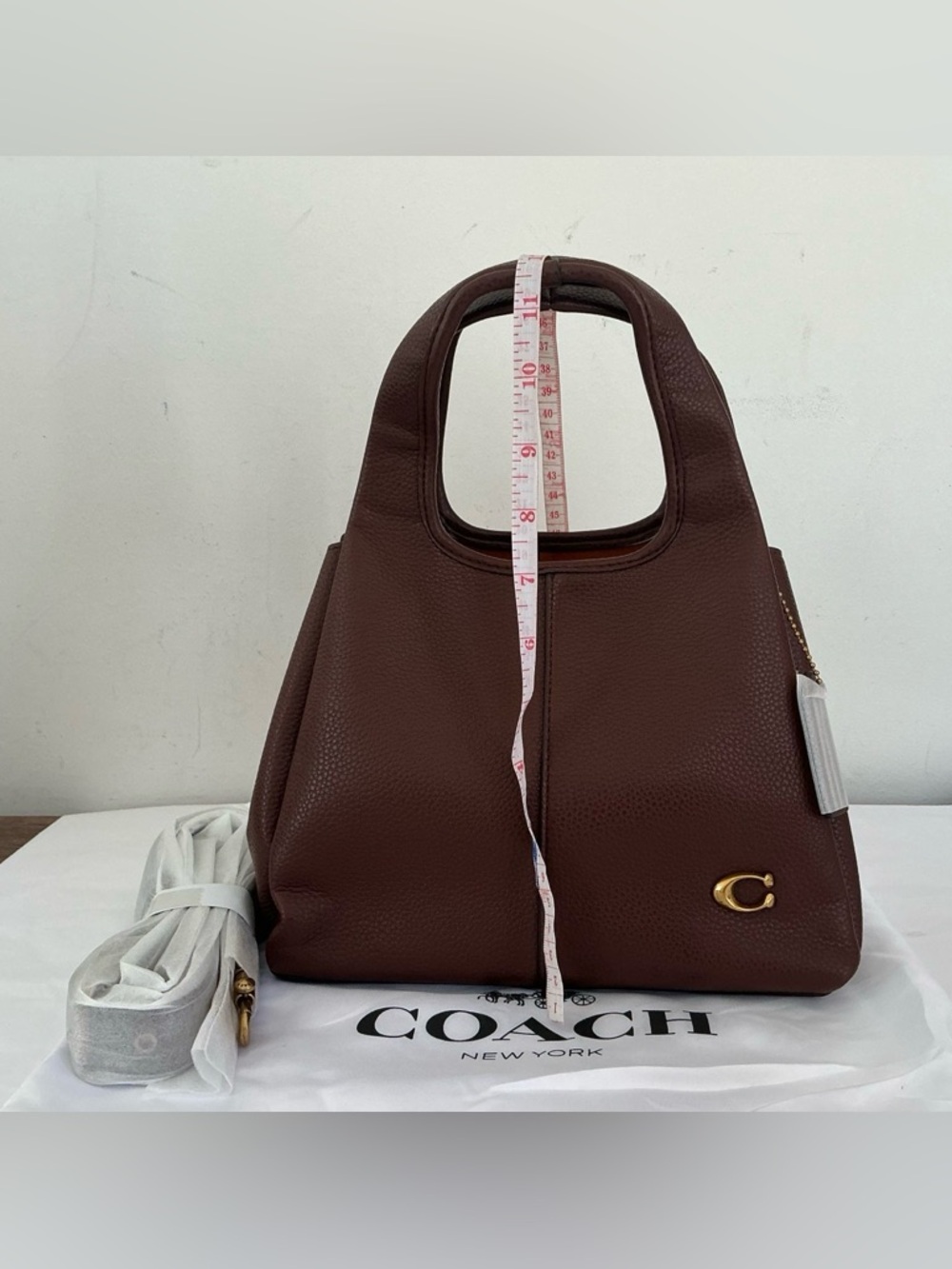 Coach Dark Brown Lana Shoulder Bag - Picture 3 of 4